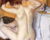 埃德加 德加 : 梳头发的女人